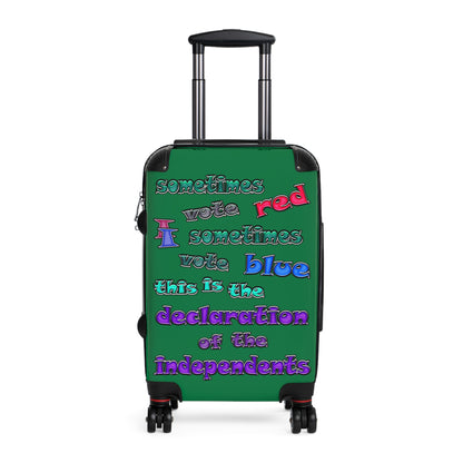declaration of the independents - Suitcase (dark green)
