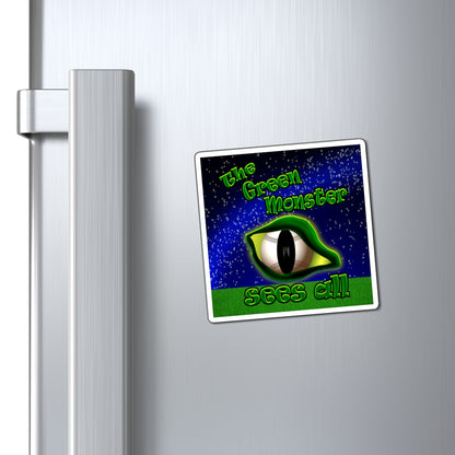 green monster - Magnets - ('snoops' background)