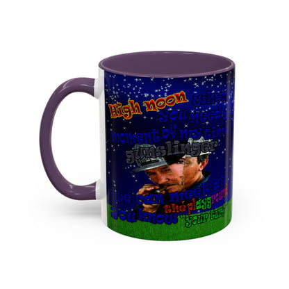 high noon - Accent Mug ('snoops' background)