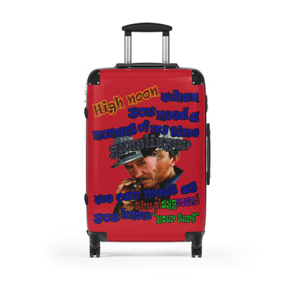 high noon - Suitcase (dark red)