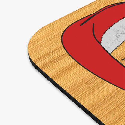 santa's shoes - Mouse Pad (Rectangle) (butterscotch wood finish)