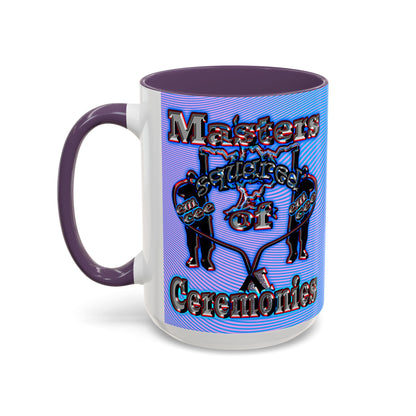 em cee squared - Accent Mug (light blue-purple wave)