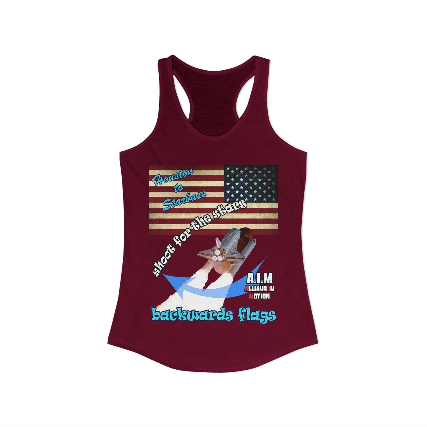 shoot for the stars - Women's Ideal Racerback Tank