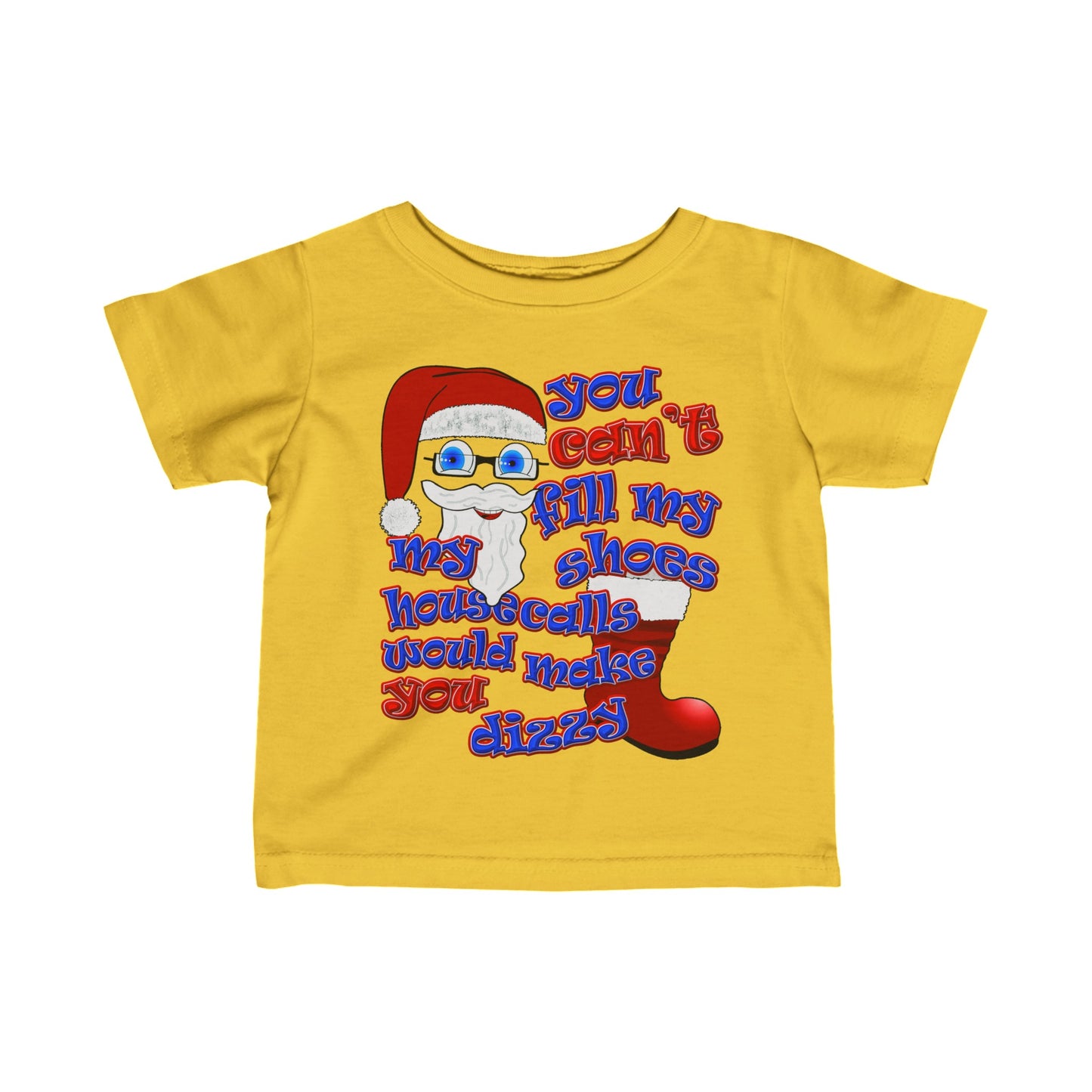 santa's shoes - Infant Fine Jersey Tee
