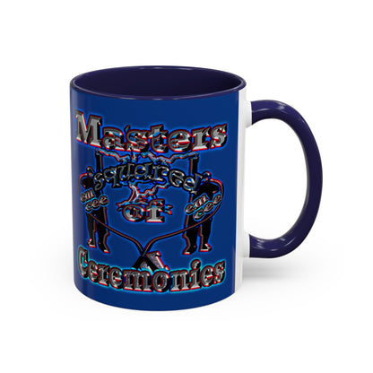 em cee squared - Accent Mug (dark blue)