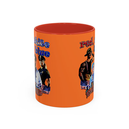 rw&b lives matter - Accent Mug (crusta)