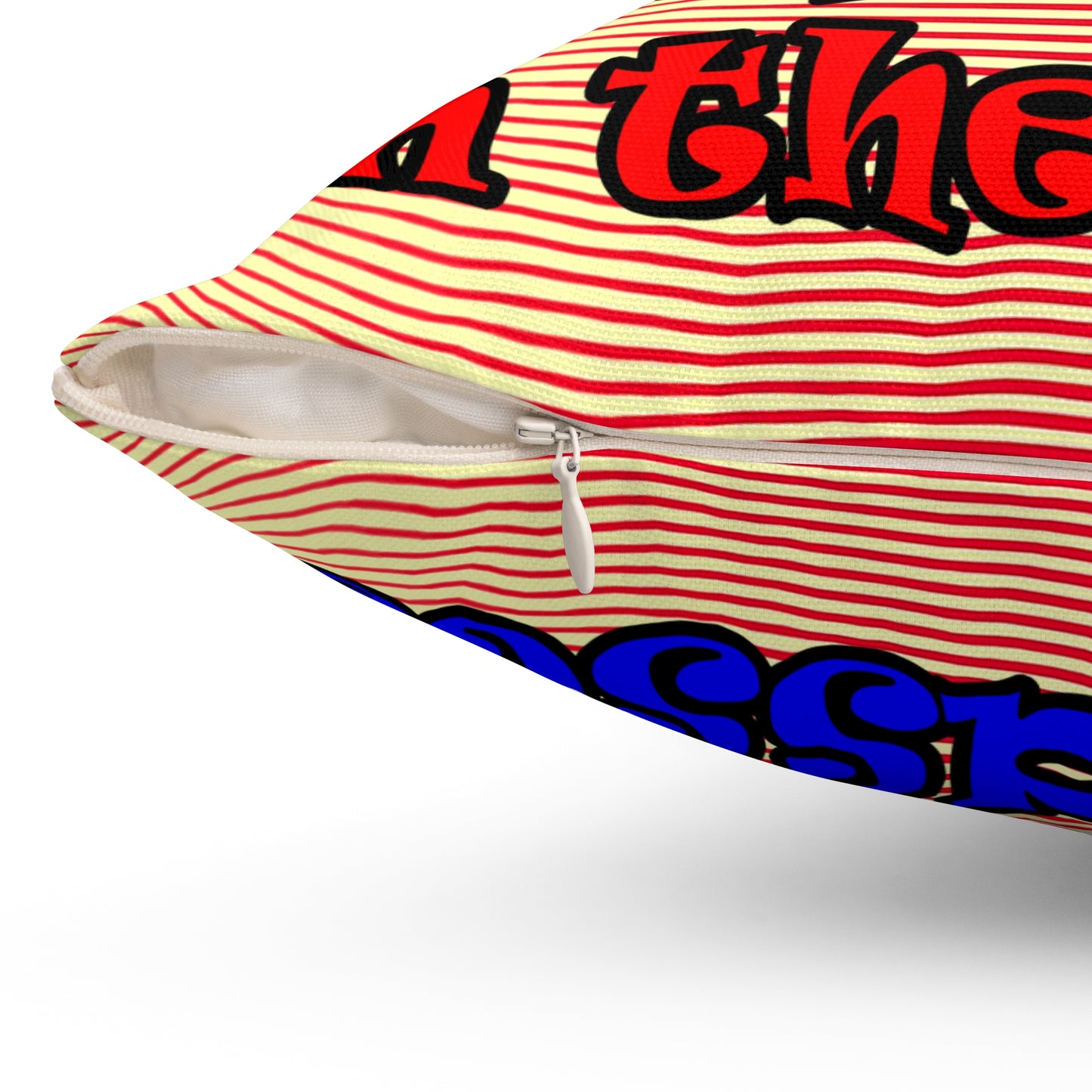 donkeys and elephants - Spun Polyester Square Pillow - (yellow-orange wave)