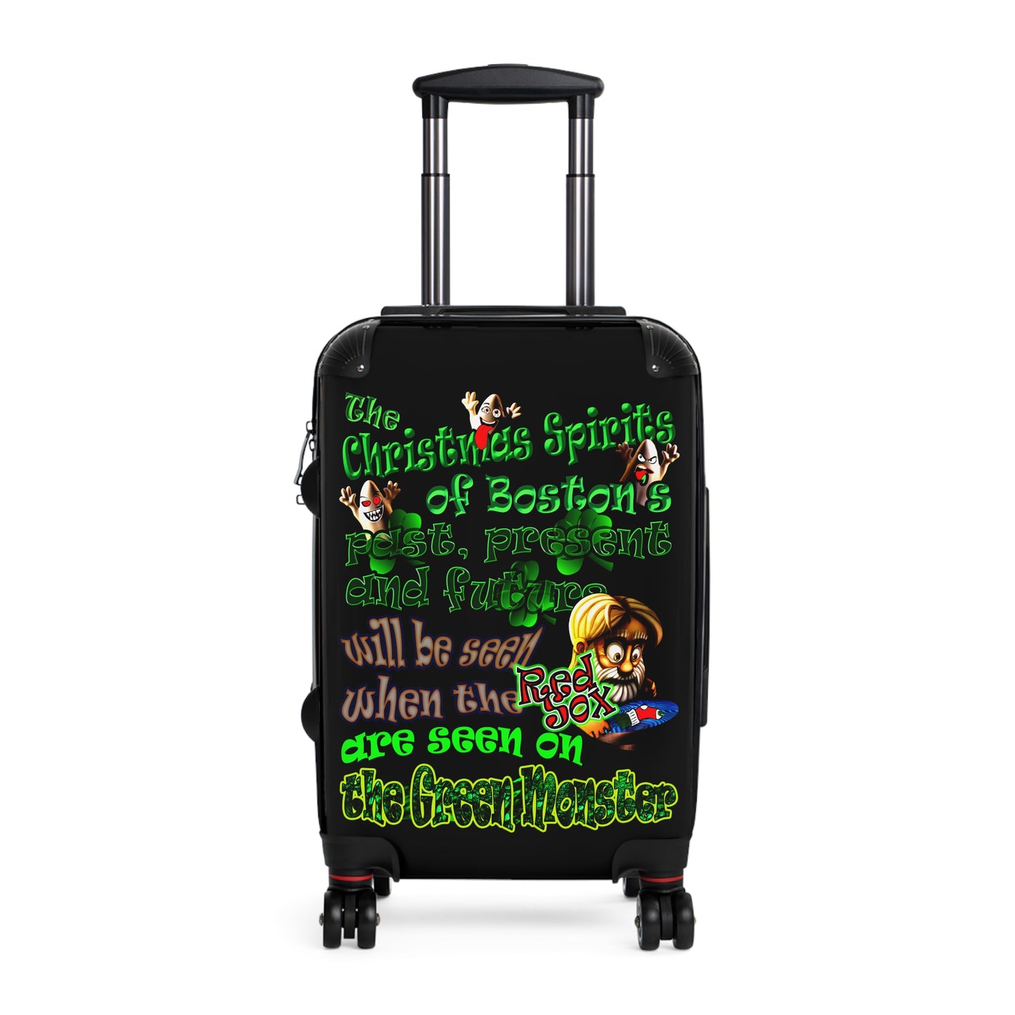 christmas spirits of boston - Suitcase (black)