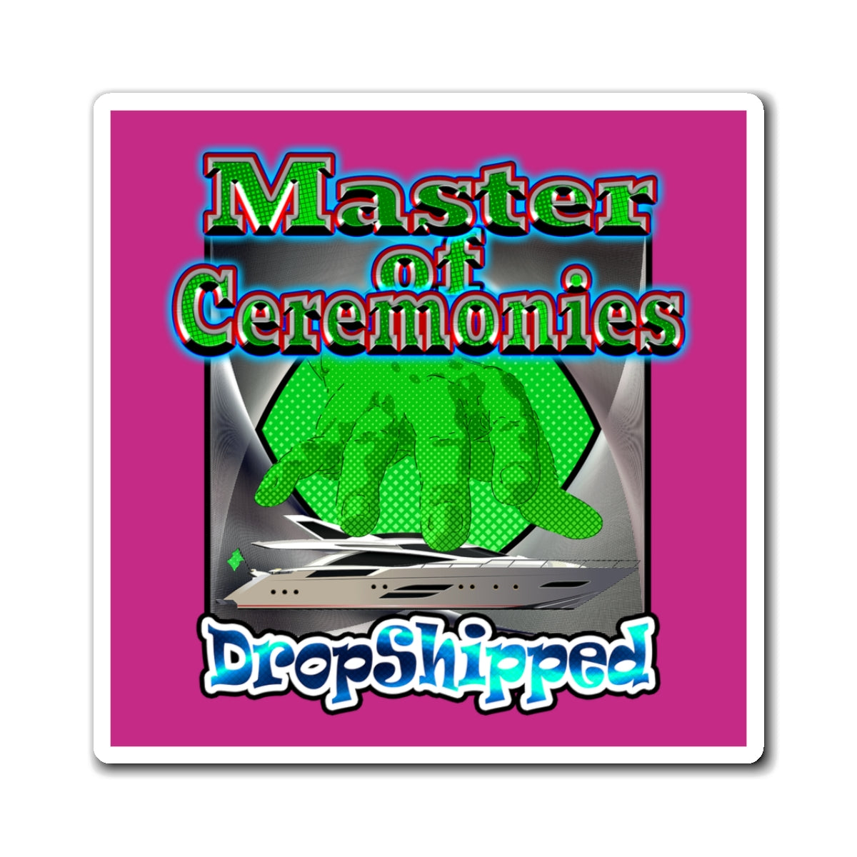 logo - Magnets - (pink)