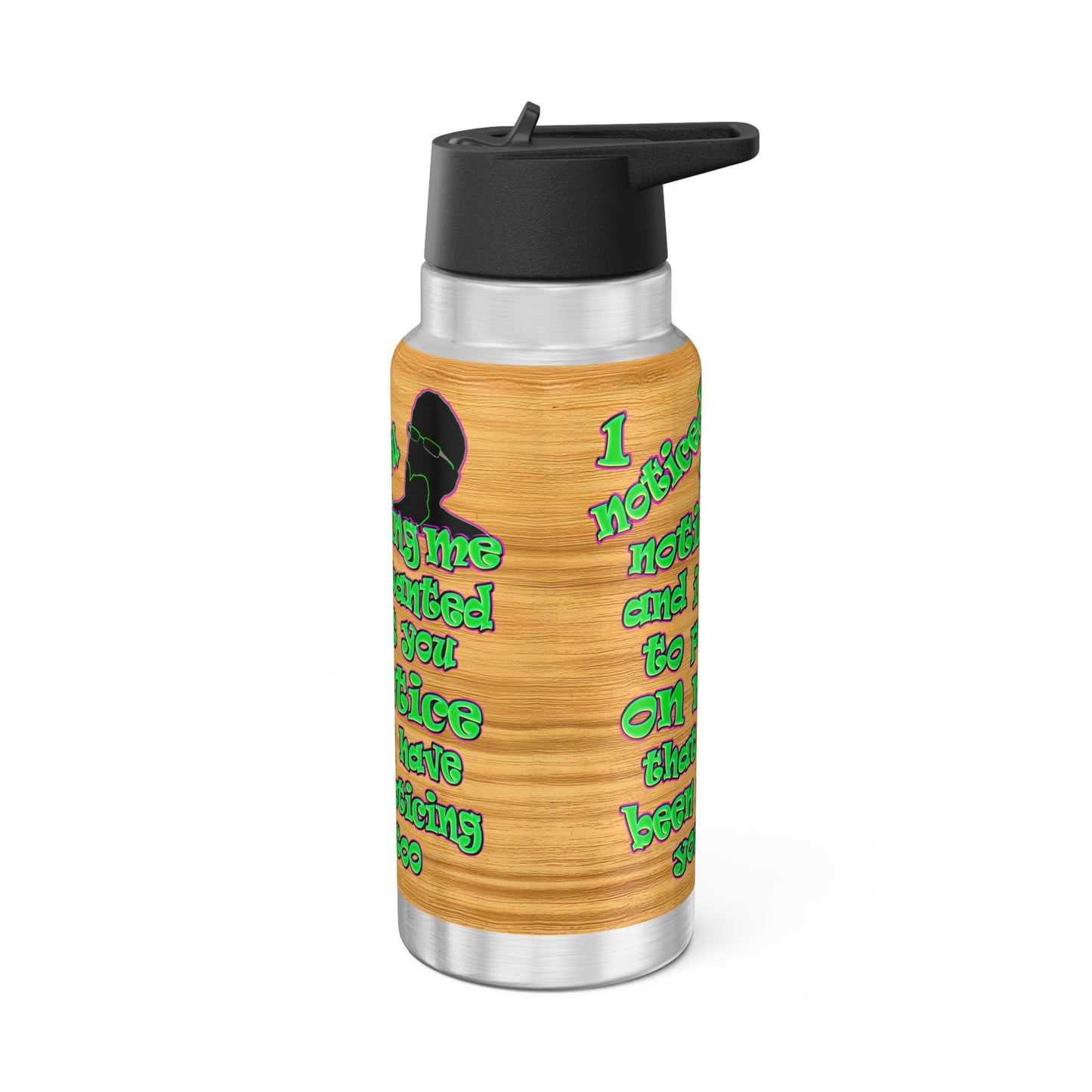 noticed you noticing - Gator Tumbler, 32oz  (butterscotch wood finish)
