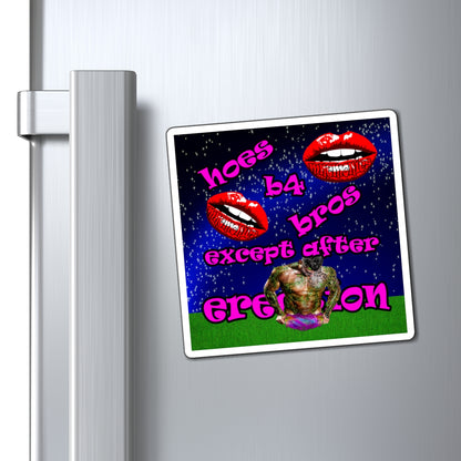 hoes b4 bros - Magnets - ('snoops' background)