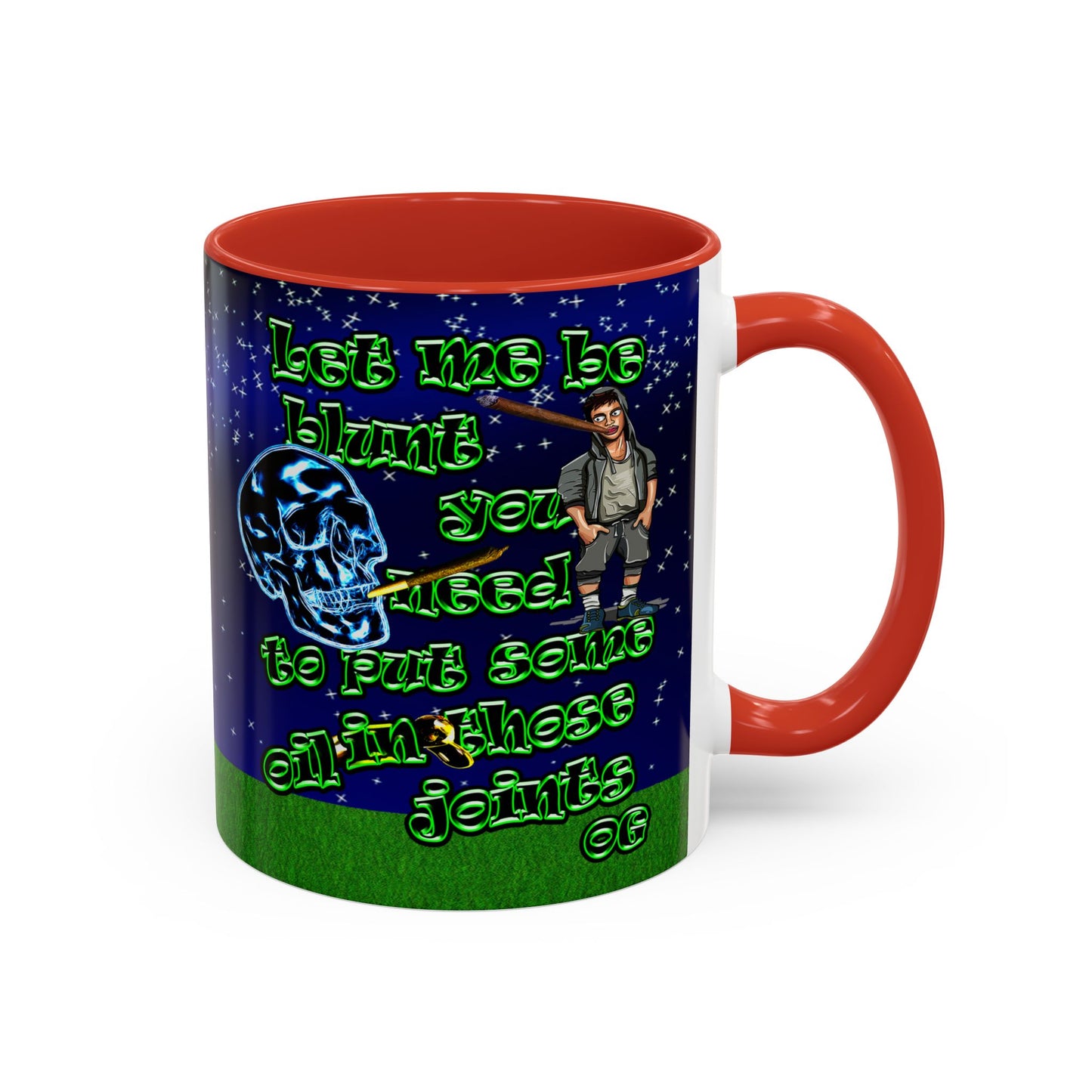 og - Accent Mug ('snoops' background)