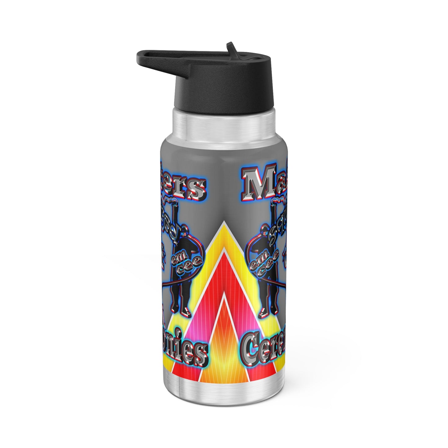 em cee squared - Gator Tumbler, 32oz (rainbow split)