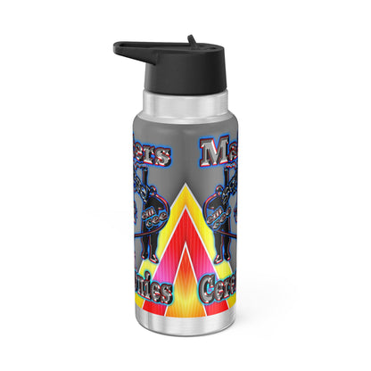em cee squared - Gator Tumbler, 32oz (rainbow split)