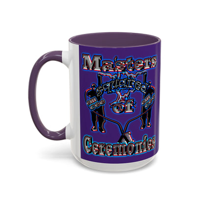 em cee squared - Accent Mug (purple)