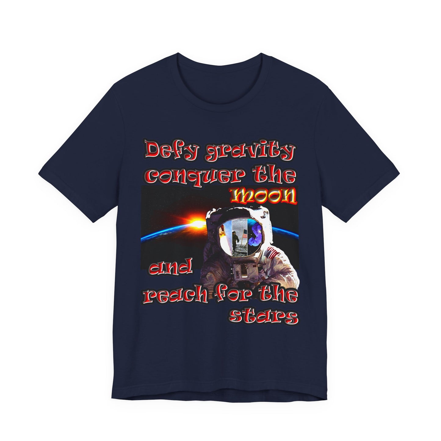 defy conquer reach - Unisex Jersey Short Sleeve Tee
