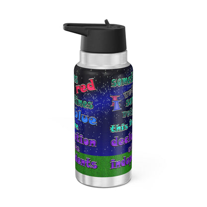 declaration of the independents - Gator Tumbler, 32oz  ('snoops' background)