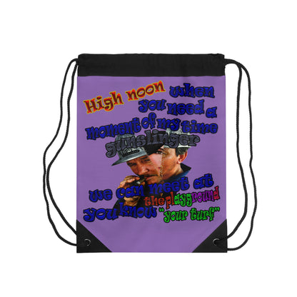 high noon - Drawstring Bag (light purple)