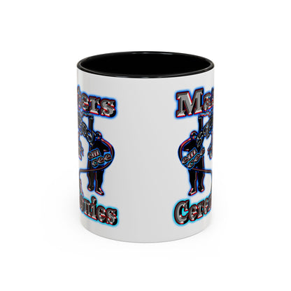 em cee squared - Accent Mug (white)