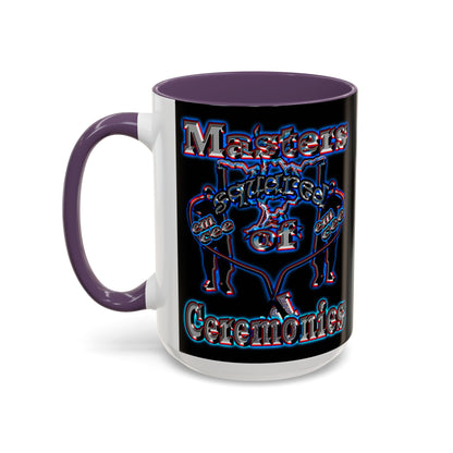 em cee squared - Accent Mug (black)