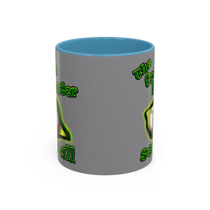 green monster - Accent Mug (grey)