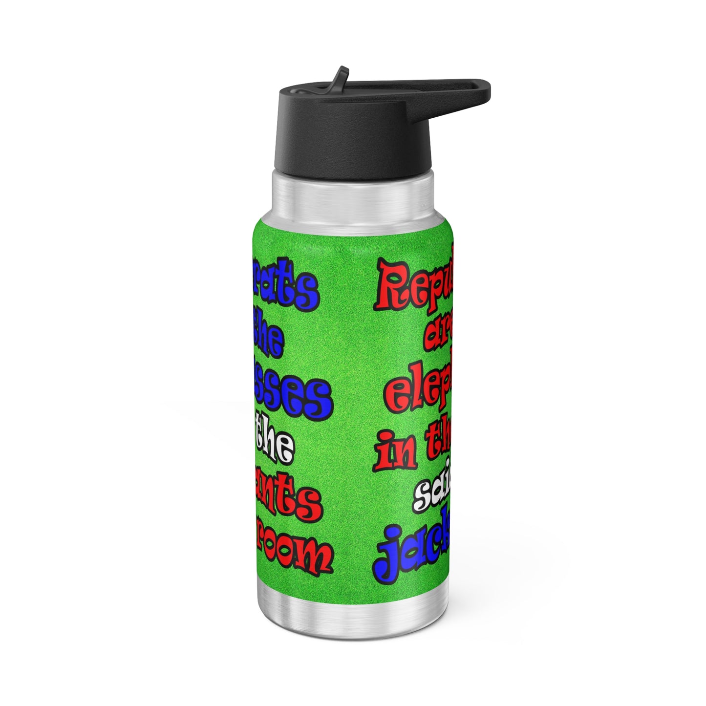 donkeys and elephants - Gator Tumbler, 32oz  (green turf)