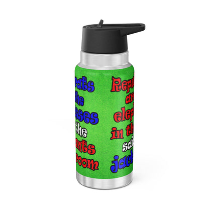 donkeys and elephants - Gator Tumbler, 32oz  (green turf)