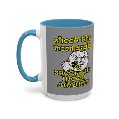 shoot the moon again - Accent Mug (grey)