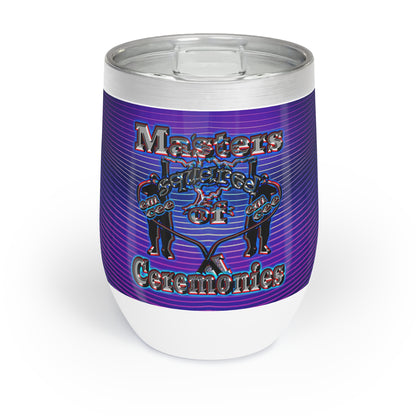 em cee squared - Chill Wine Tumbler (purple wave)