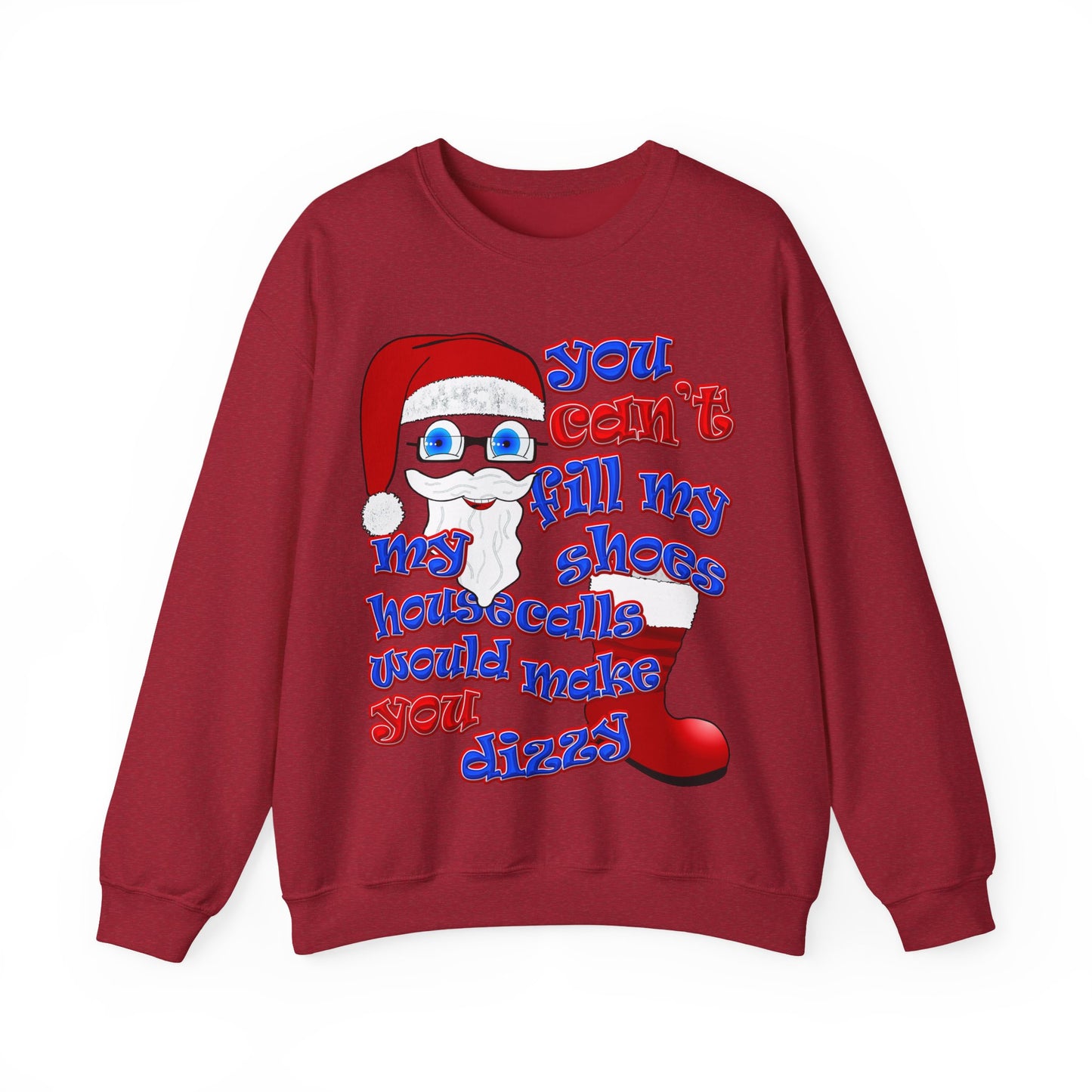 santa's shoes - Unisex Heavy Blend™ Crewneck Sweatshirt