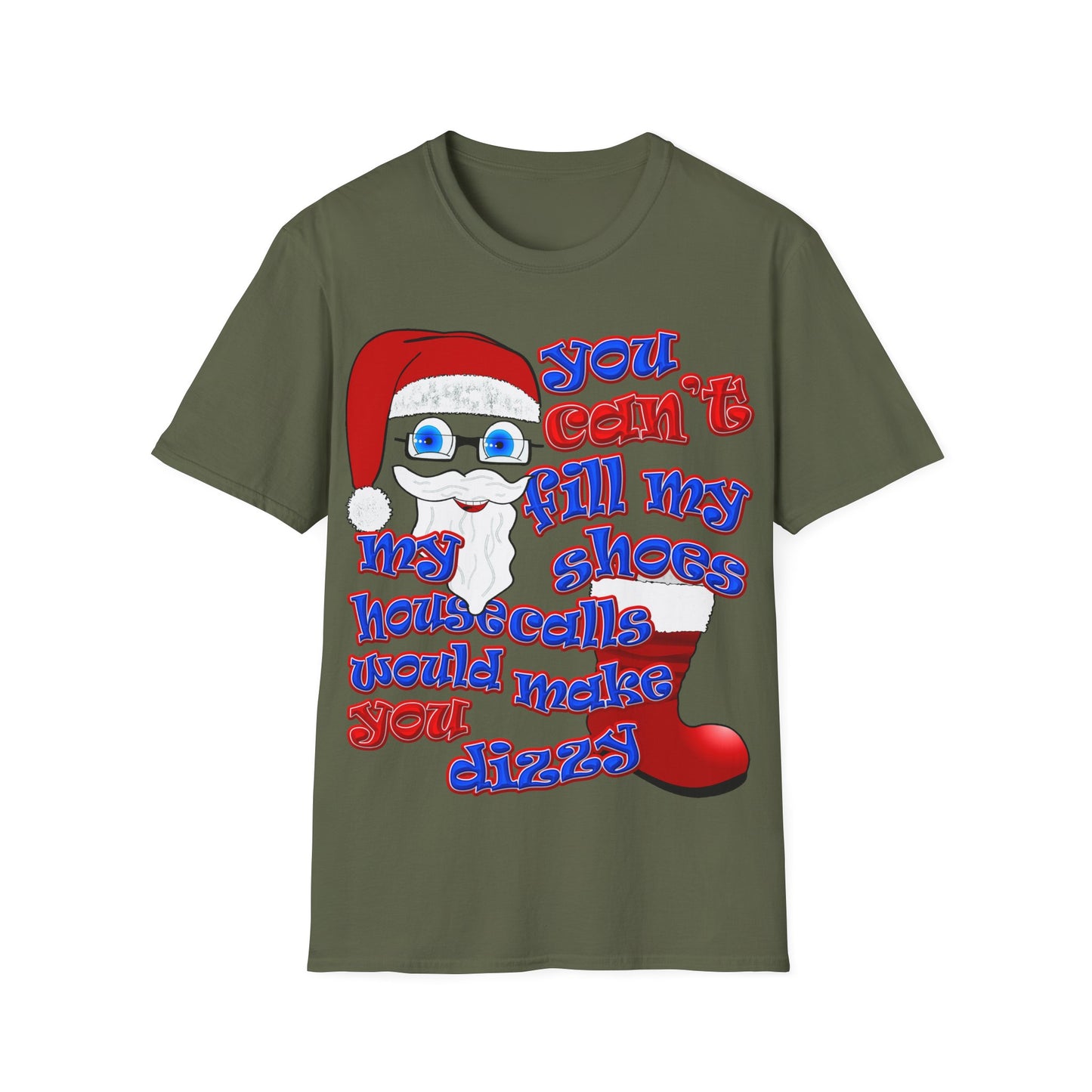 santa's shoes - Unisex Softstyle T-Shirt
