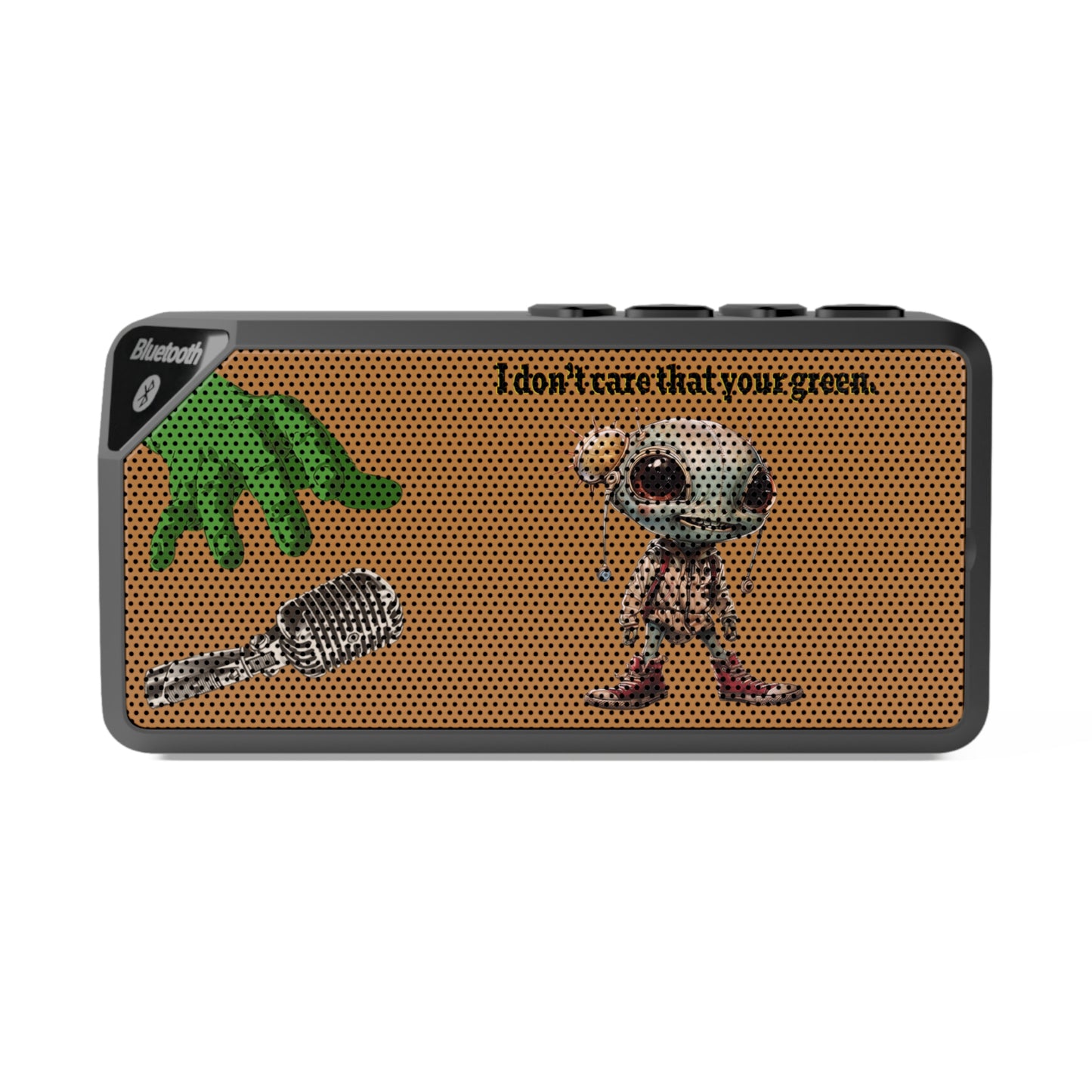 I don't care that your green - Jabba Bluetooth Speaker (light brown)