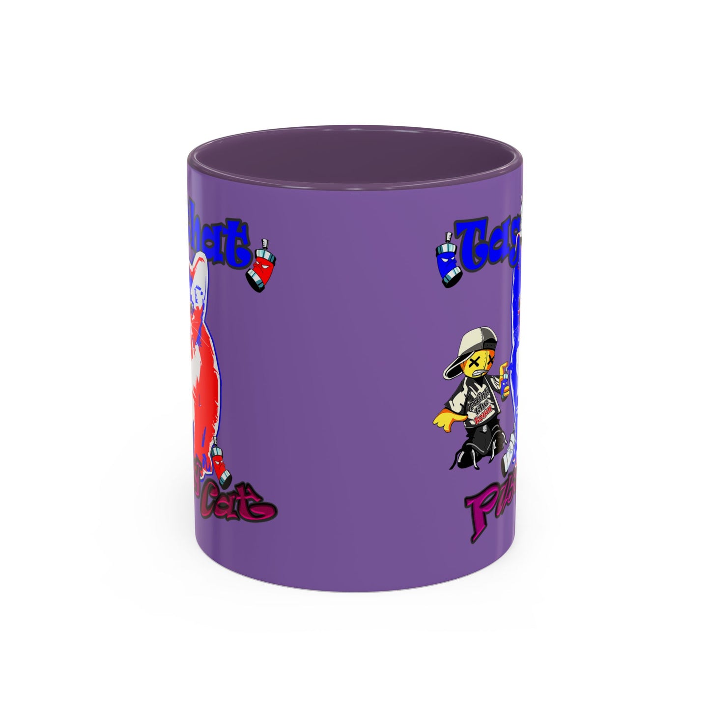 tag that - Accent Mug (light purple)