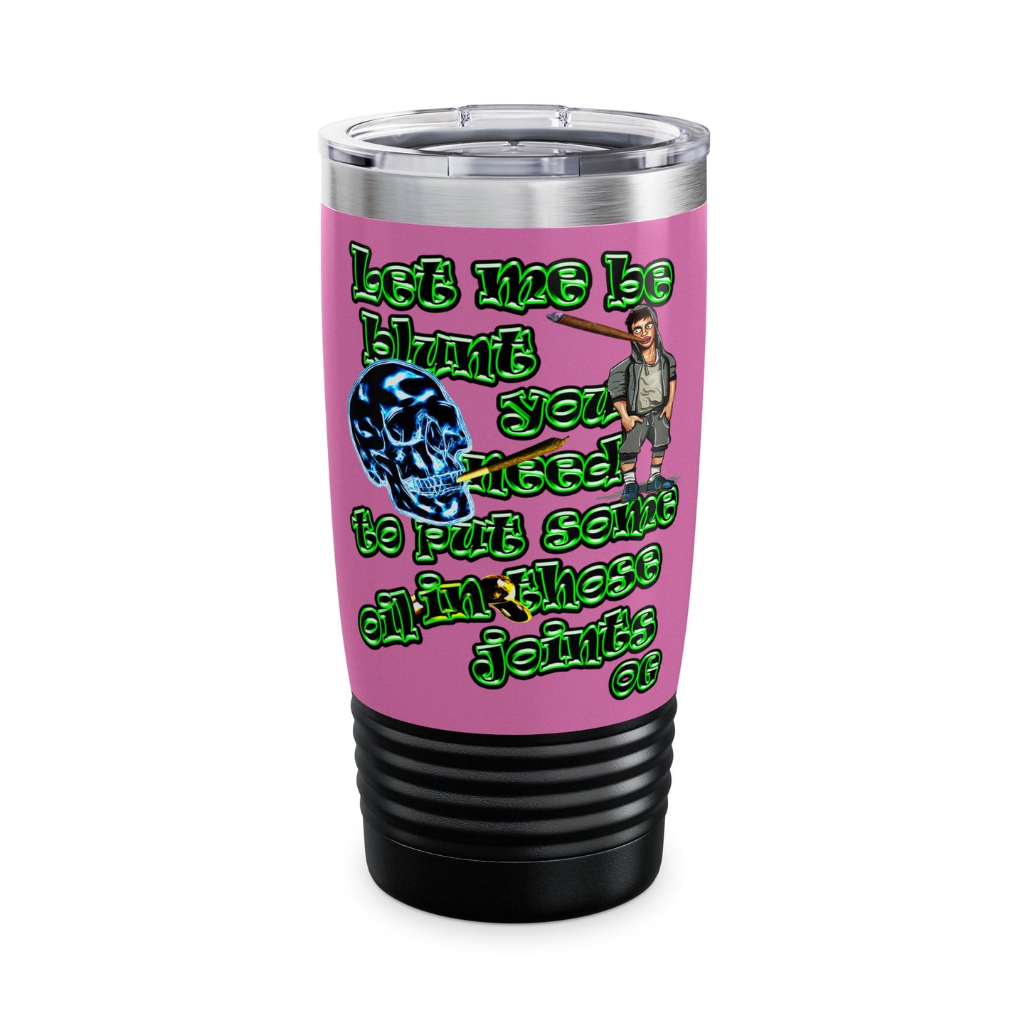 og - Ringneck Tumbler, 20oz (light pink)