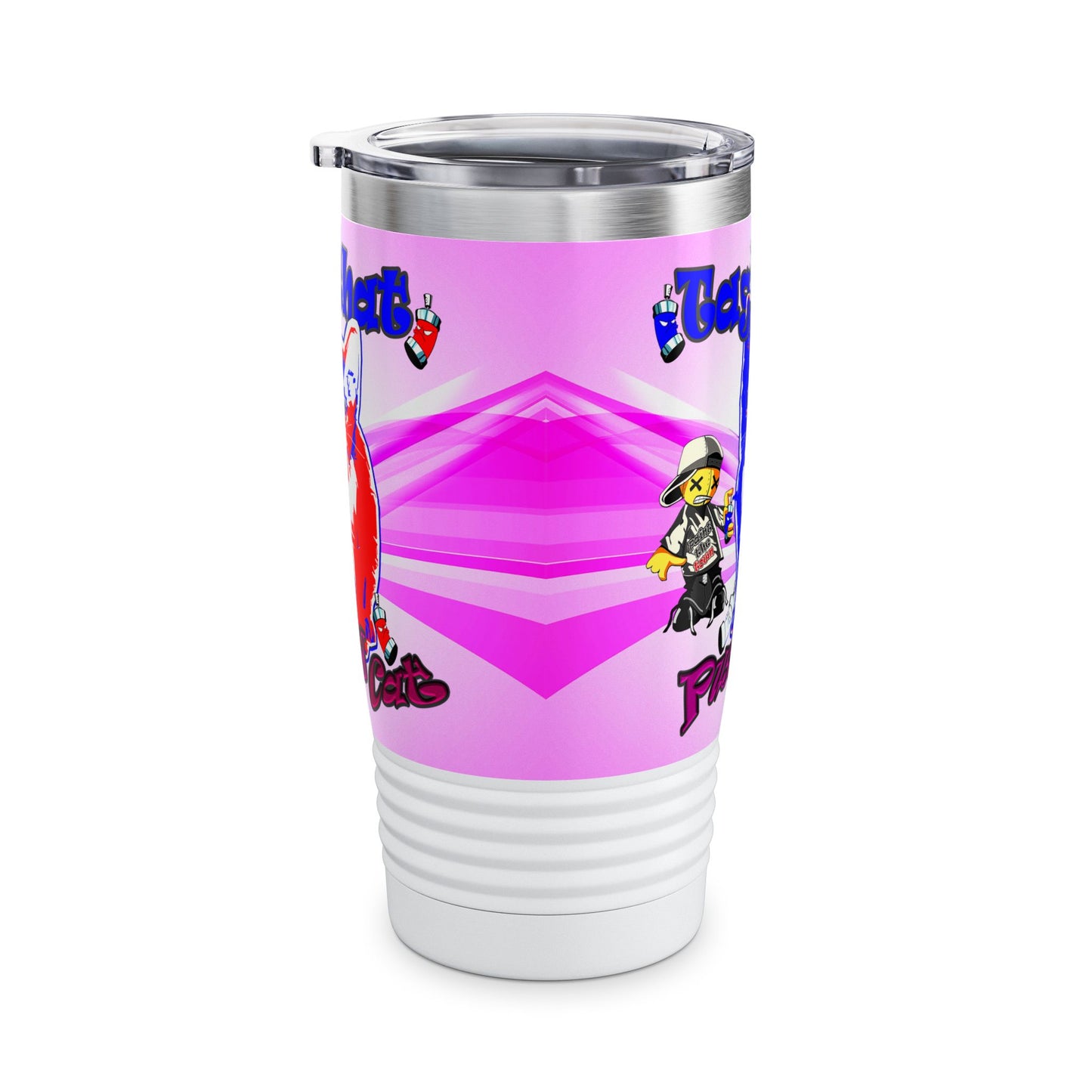 tag that - Ringneck Tumbler, 20oz (light blue-pink wave)
