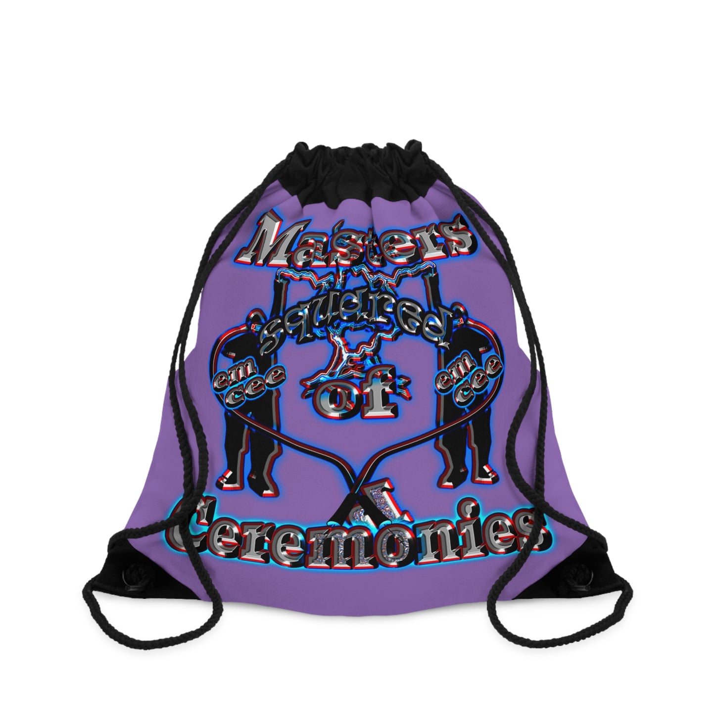 em cee squared - Drawstring Bag (light purple)