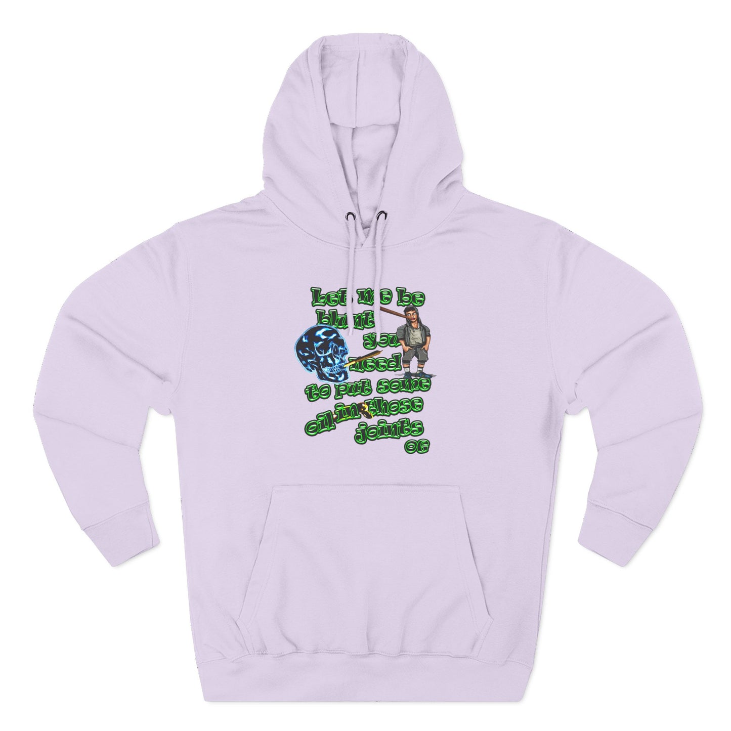 og - Three-Panel Fleece Hoodie