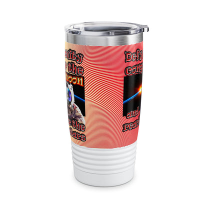 defy conquer reach - Ringneck Tumbler, 20oz (yellow-orange wave)