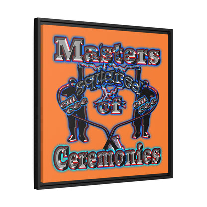 em cee squared - framed canvas art (crusta)