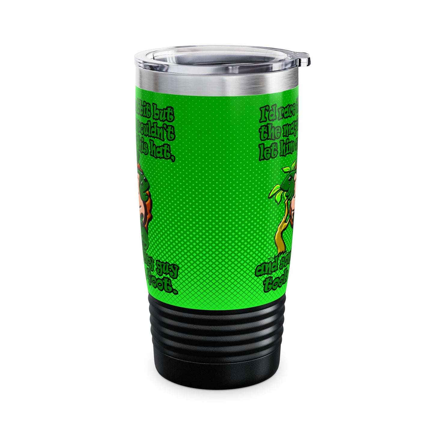 turtle race - Ringneck Tumbler, 20oz (logo green)