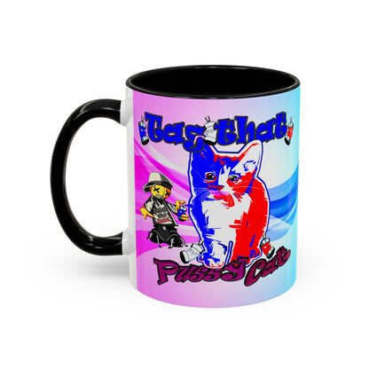 tag that - Accent Mug (light blue-pink wave)