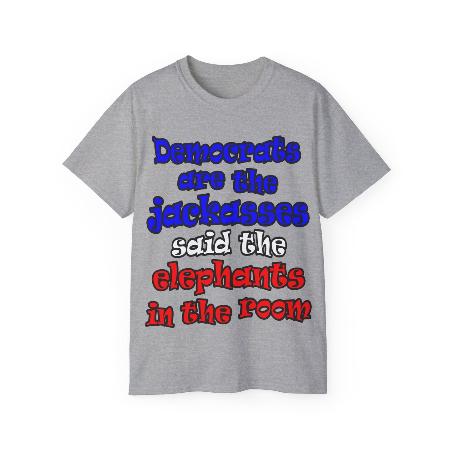 donkeys and elephants - Unisex Ultra Cotton Tee