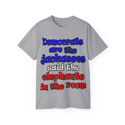 donkeys and elephants - Unisex Ultra Cotton Tee
