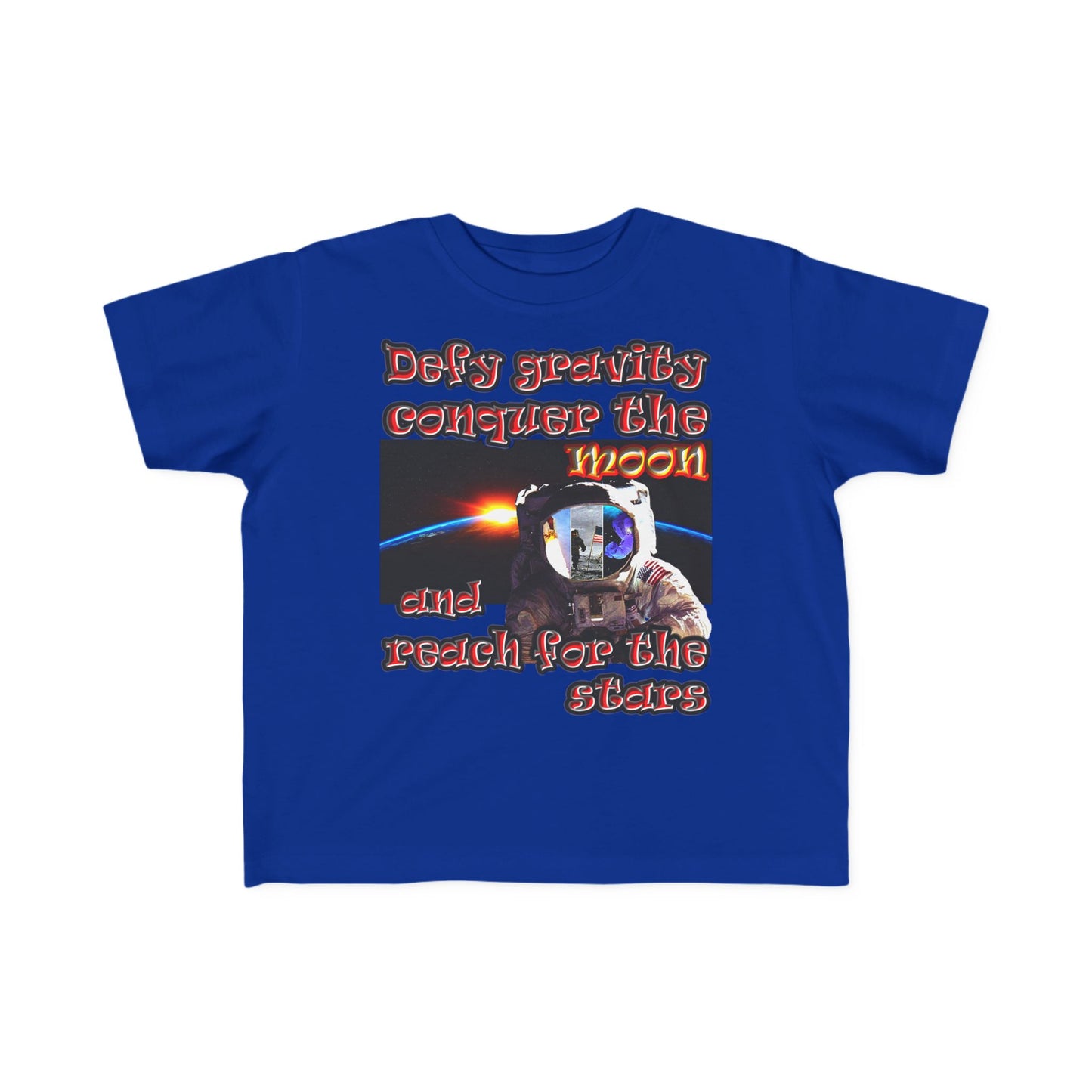 defy conquer reach - Toddler's Fine Jersey Tee