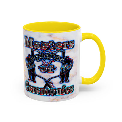 em cee squared - Accent Mug (white marble)