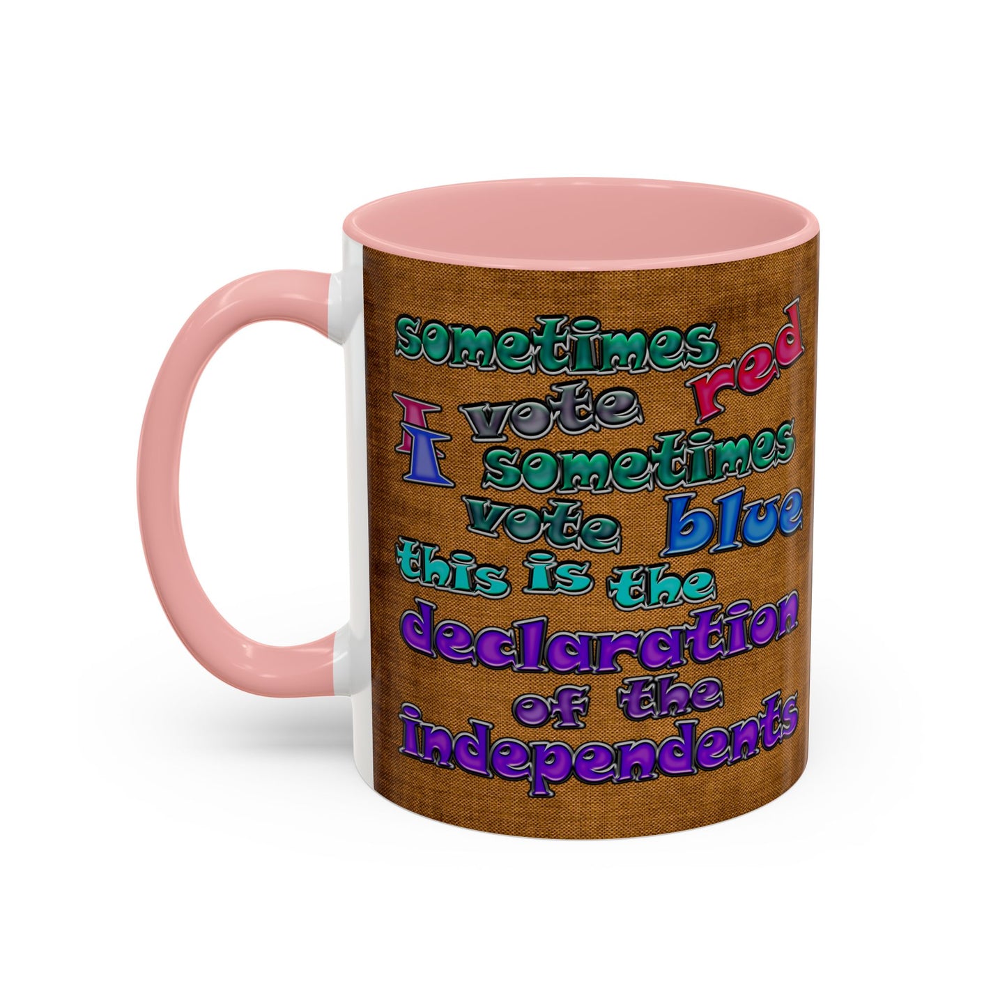 declaration of the independents - Accent Mug (brown papyrus)