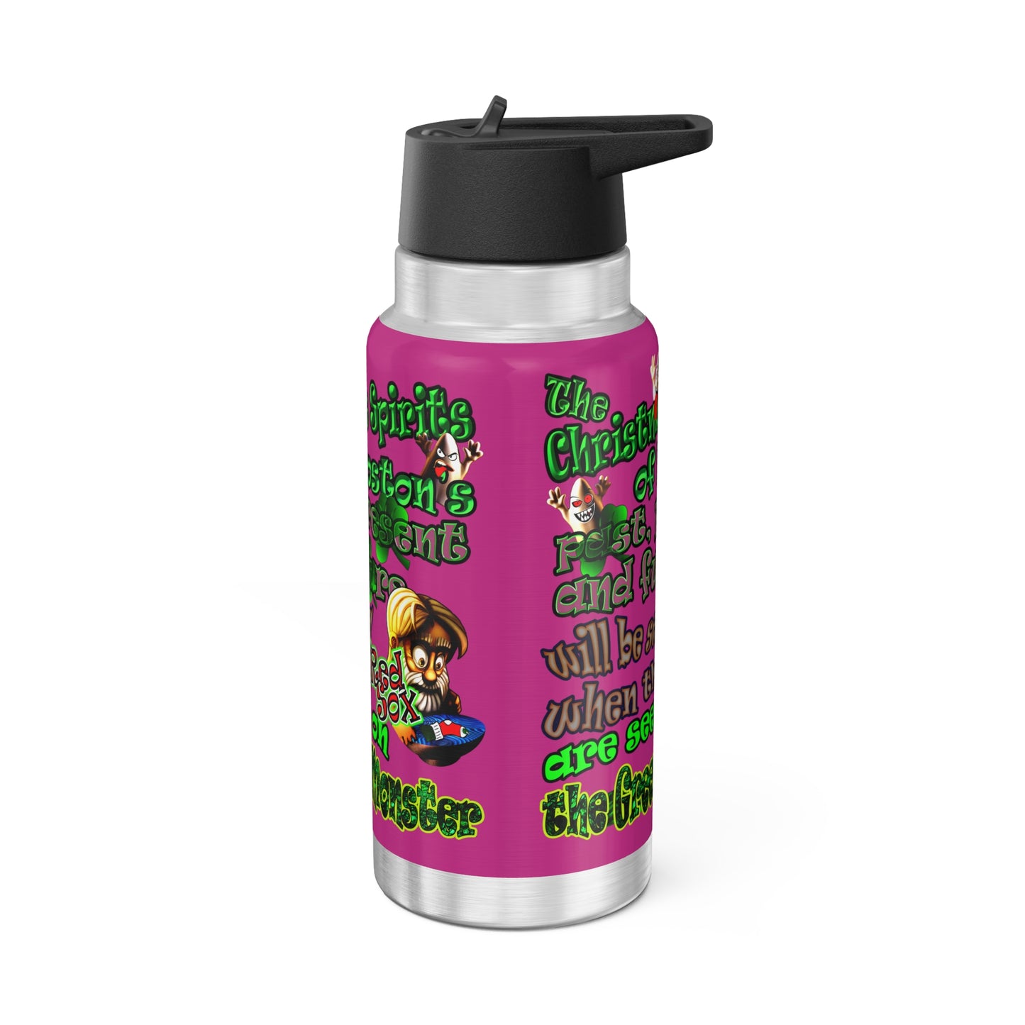 christmas spirits of boston - Gator Tumbler, 32oz (pink)