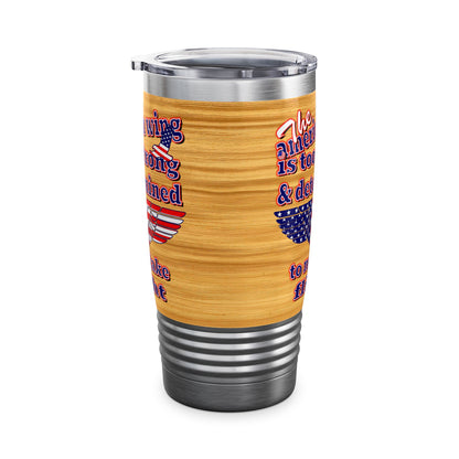 american wing - Ringneck Tumbler, 20oz (butterscotch wood finish)
