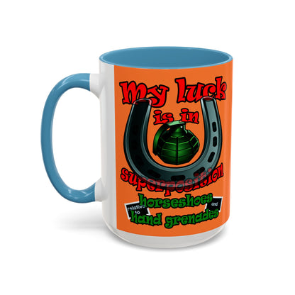 my luck - Accent Mug (crusta)