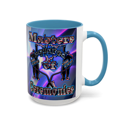 em cee squared - Accent Mug (grey-pink wave)